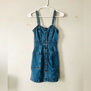 Denim Aéropostale Button-Up Dress, XS